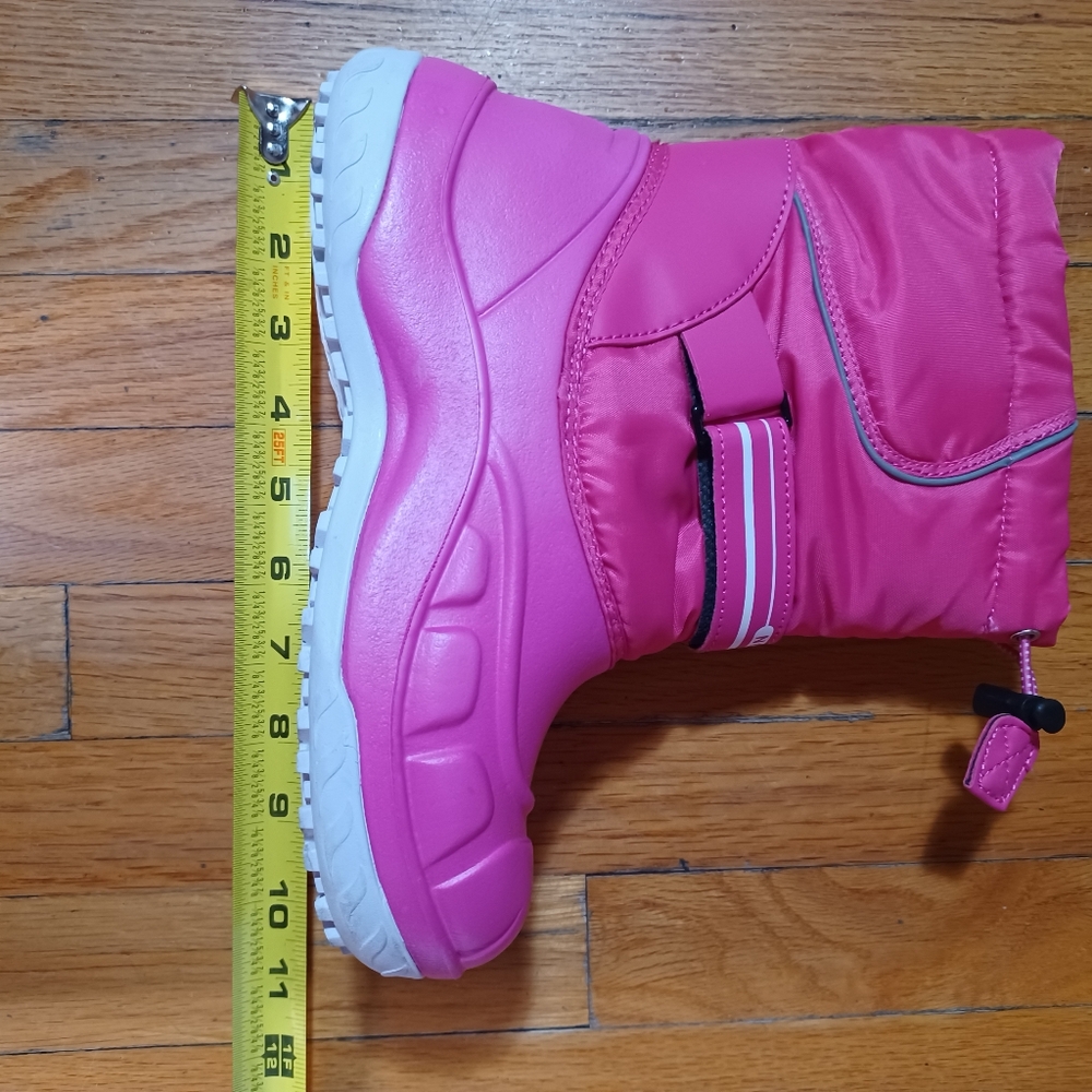 Barbie Pink Winter Snow Boots Nova Girls Weather boots Size 3.5  New - Picture 5 of 6
